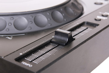 Obraz premium Pitch on Dj cd player