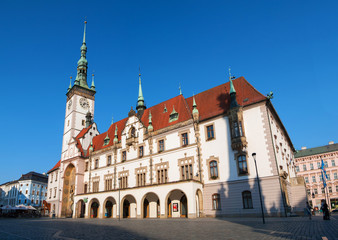Fototapeta na wymiar Town Hall in Olomouc