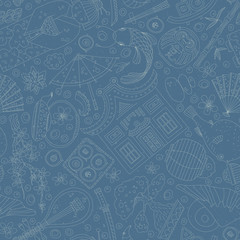 Japanese Seamless Pattern