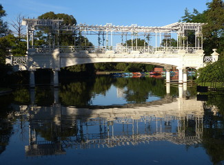 Brücke am Rosedal in Palermo/Buenos Aires