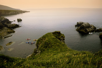 Achill island coast in Ireland
