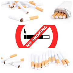 No smoking collage