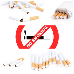 No smoking collage