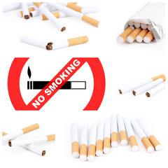 No smoking collage