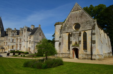 Fototapeta na wymiar Chapelle du château de Fontaine-Henry (Calvados - Normandie)