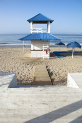 Beach refreshments stand