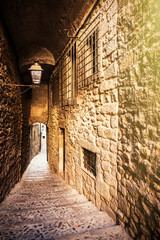 Girona jewish backstreet vertical