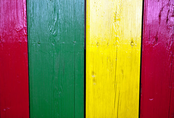 Reggae bright colors