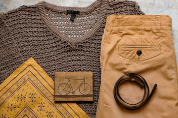 Outfit of casual woman.
