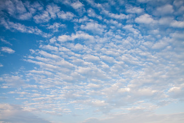 Blue sky with cloud