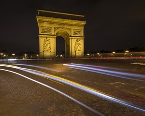 Fototapeta na wymiar Arc De Triomphe, Paris, France