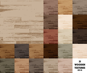 21 colored wooden textures