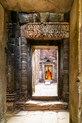 Fototapeta na wymiar monument Angkor Wat, Khmer temple complex, Asia. Siem Reap, Camb