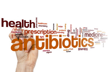 Antibiotics word cloud