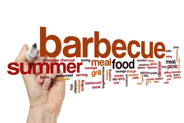Barbecue word cloud concept