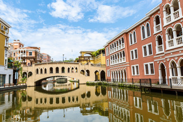 Suburban apartment buildings in hangzhou, China