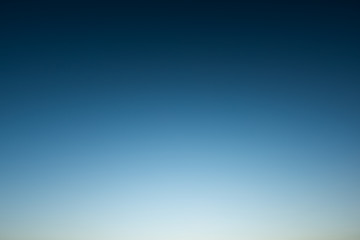 Blue sky in the morning