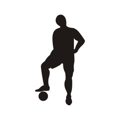 Soccer silhouette