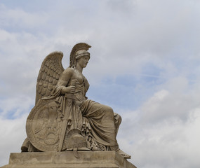 the sculpture in paris ,france