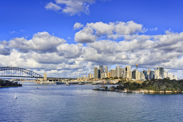 Naklejka premium Sydney CBD Balls head day