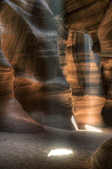 Antelope Canyon, Navajo Reservation Page, Arizona USA HDR