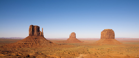 The unique landscape of Monument Valley, Utah, USA.