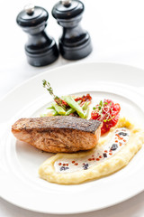 Salmon grilled