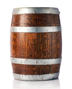 Oak barrel for storage of wine, beer or brandy