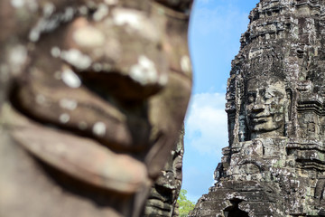 Face of ancient Bayon Temple