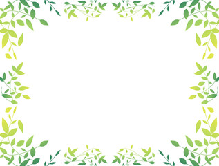 Obraz premium leaf frame