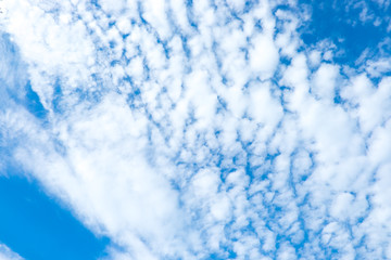 Fototapeta na wymiar Cloud an Blue sky with sun ray ,Natural background