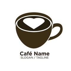 Coffee Cafe logo icon vector