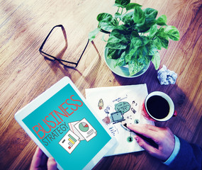 Business Strategy Marketing Operations Plan Development Concept