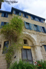 Fototapeta na wymiar Historisches Gebäude im alten Hafen von Jaffa (TelAviv)