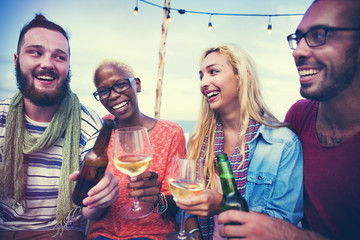 Beach Summer Dinner Party Celebration Concept