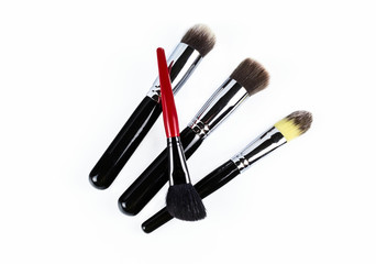 Professional makeup brush set