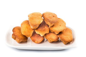 Kuih bahulu, a popular traditional Malay sweet sponge bun