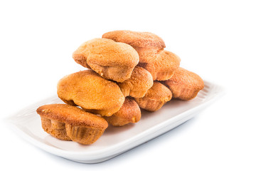 Kuih bahulu, a popular traditional Malay sweet sponge bun