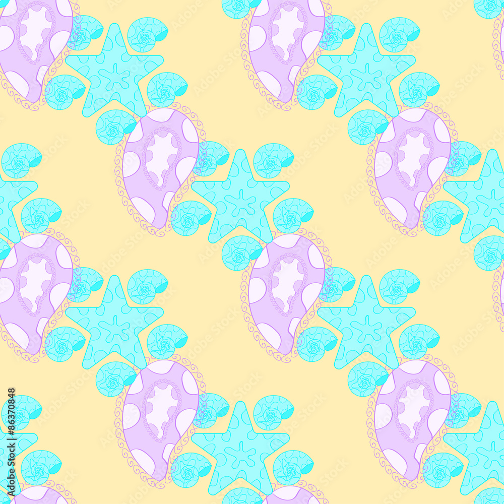 Poster Seamless pattern.Vector textured background