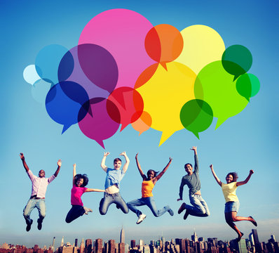 Speech Bubbles Message Concept Symbol Communication Idea Concept