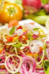 spaghetti di verdure