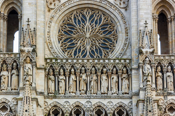 4474 Amiens- Cathédrale Notre - Dame Rosette