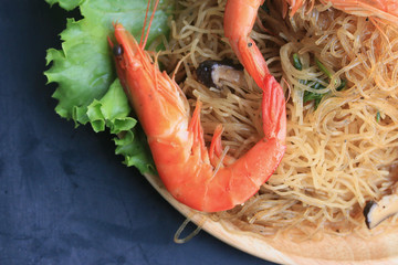 Shrimp with vermicelli - chinese food