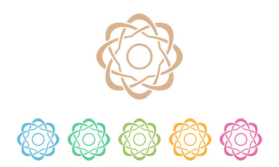 fractal, abstract, jewelery, boutique, feminine, emblem, elegant, vector, logo