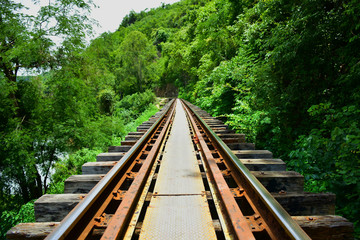 Fototapeta premium railroad tracks