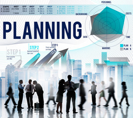 Business Planning Data Analysis Strategy Concept