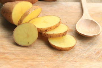 Fresh potatoes