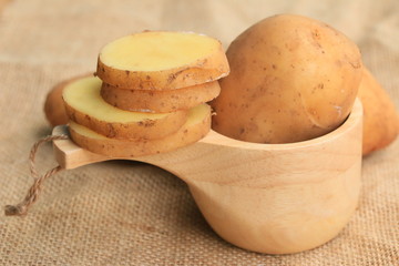 Fresh potatoes