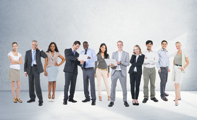 Obraz premium Corporate Business Team Communication Connection Concept