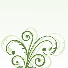 Abstract flowers background